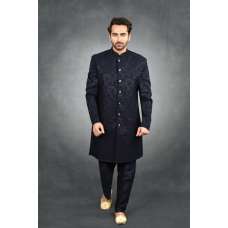 Blue Sherwani Pakistani Groom Outfit