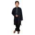 ZBAC-01 BLACK POLYESTER READY MADE BOYS WEAR SHALWAR KAMEEZ 