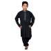 ZBAC-01 BLACK POLYESTER READY MADE BOYS WEAR SHALWAR KAMEEZ 