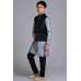 GREY AND BLUE CHILDREN WAISTCOAT SUIT