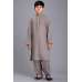 ASH GREY PAKISTANI BOYS KURTA SHALWAR EID SUIT