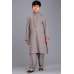 ASH GREY PAKISTANI BOYS KURTA SHALWAR EID SUIT