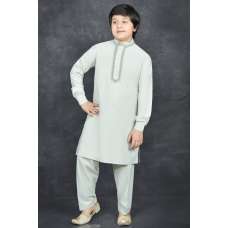 MINT GREEN READYMADE PAKISTANI BOYS KURTA SHALWAR