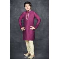 PLUM VIBRANT READYMADE KURTA PYJAMA