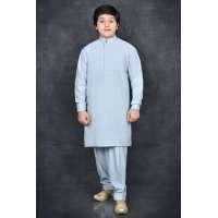 FADED DENIM BLUE EASTERN BOYS FESTIVE SALWAR KAMEEZ