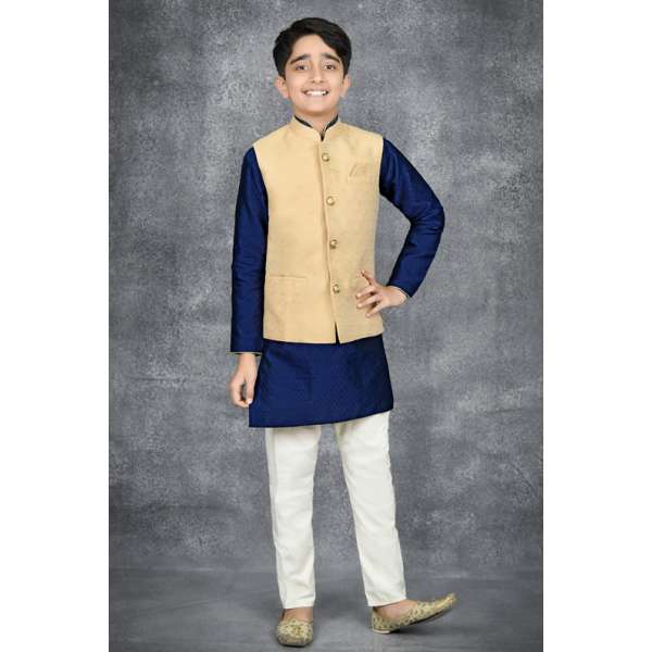 GOLD INDIAN KIDS WAISTCOAT