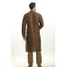 COPPER BROWN MEHNDI STYLE READY MADE MENS KURTA SHALWAR