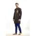 NAVY BLUE HEAVY EMBROIDERED SMART MEN KURTA PYJAMA DRESS