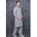 Classic Grey Pakistani Men's Eid Salwar Suit