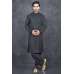 BLACK PAKISTANI BOYS BLACK KURTA SALWAR SET