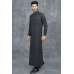 Mens JubbaThobes Black Emirati Style Kaftan