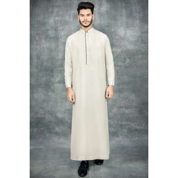 Cream Omani Style Thobe