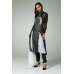 ELEGANT BLACK AND WHITE EVENING WEAR READYMADE SALWAR SUIT