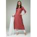 Rose Pink Fancy Pakistani Suit Churidar Dress Rose Pink Fancy Pakistani Suit Churidar Dress