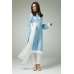 UNIQUE SKY BLUE AND WHITE PAKISTANI DESIGNER READYMADE SALWAR SUIT