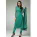 Green Straight Cut Dress Kurti Party Suit