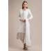DELICATE WHITE STRAIGHT CUT SALWAR KAMEEZ SUIT