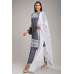SMOKED GREY PAKISTANI DESIGNER PARTY WEAR SUIT