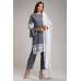 SMOKED GREY PAKISTANI DESIGNER PARTY WEAR SUIT