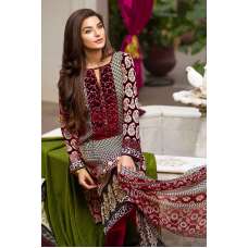Brown & Green Printed Pakistani Designer Salwar Suit