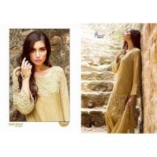 DECENT GOLD COLOUR PAKISTANI STYLE SALWAR KAMEEZ SUIT