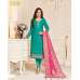 Turquoise Straight Indian Party Wear Churidar Suit 