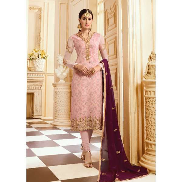Pink Designer Wedding Salwar Suit 