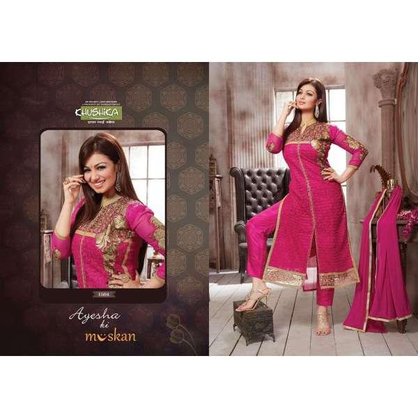 KH1504 PINK AYESHA TAKIA MUSKAN SALWAR KAMEEZ SUIT