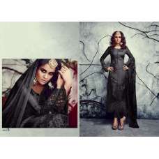 SJ4003B SAJAWAT SERIES GEORGETTE BLACK SALWAR KAMEEZ