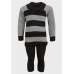 Girls Stripe Jumper & Leggings Set