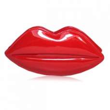 Red Kiss Lips Clutch Bag (New Celebrity Style)Comes witha long chain