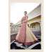 Beige & Pink Embroidered Anarkali Suit