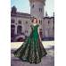 Green Indian Wedding Party Gown