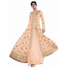 Peach Indian Bollywood Nargis Fakhri Dress