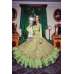 Green Traditional Indian Wedding Anarkali Lehenga
