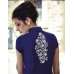 Navy Blue Pakistani Designer Party Wear Salwar Suit 