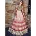 Peach Indian Party Wear Gown