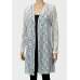 Brilliant White Long Sheer Lace Net Cardigan 