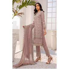 Beige Pakistani Salwar Kameez Readymade Suit