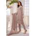 Beige Pakistani Salwar Kameez Readymade Suit