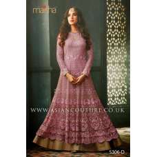 Hot Pink Indian Party Wear Asian Anarkali Wedding Bridal Dress
