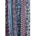 FADED DENIM BLUE LACE STYLE KNIT WEAR MAXI DRESS