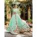 Yellow Indian Designer Gown Maxi Dress