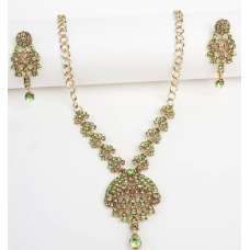 Green Bridal Wedding Jewellery Set