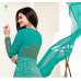 Turquoise Anarkali Salwar Suit Indian Long Frock