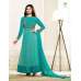 Turquoise Anarkali Salwar Suit Indian Long Frock