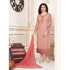K3309 PEACH KASEESH PRACHI-15 PARTY WEAR SALWAR KAMEEZ SUIT