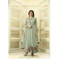 Light Grey Anarkali Salwar Suit Pakistani Designer Dress