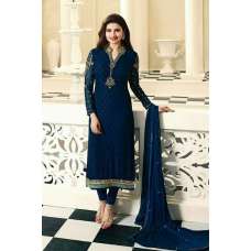 Blue Indian Salwar Suit Traditional Party Dress