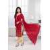 Red Pakistani Indian Embroidered Patiyala Salwar Suit